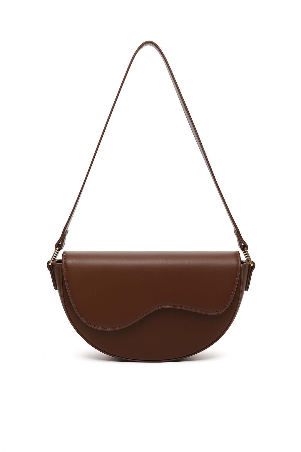 Vintage Saddle Bag – Elegant PU Leather Crossbody