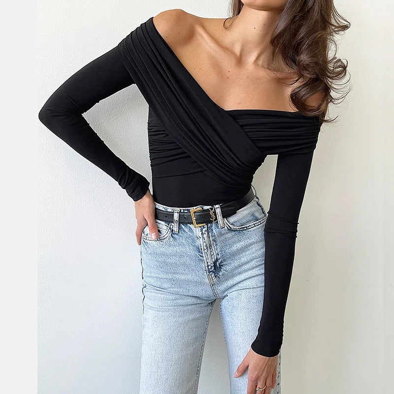 Refined Knit Bodysuit – Sculpted Elegance with Tailored Silhouette